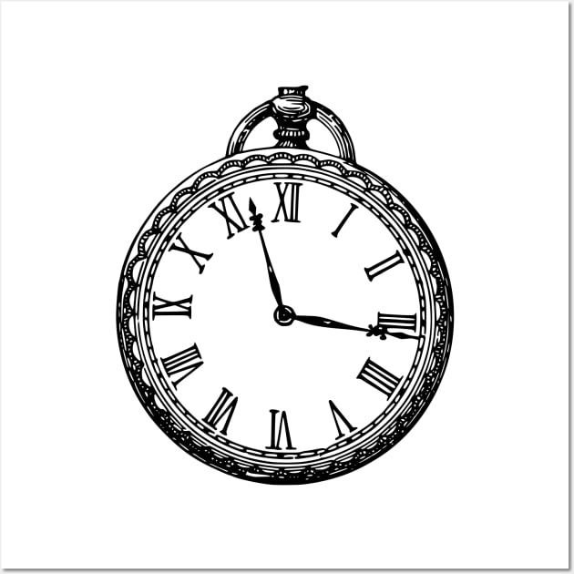 Vintage Pocket Watch Wall Art by Vintage Boutique